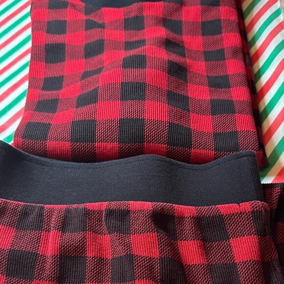 Women's Midnight Carole Hochman Red & Black 2 pc Pajama Set Size xl NWOT - Picture 3 of 7